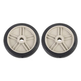 Maxbell 2 Pieces Air Compressor Wheels Effortless Transportation Screws Not Included 6 inch