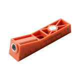 Woodworking Hole Drilling Locator Red for Board Splicing Furniture Repairing Single Pocket