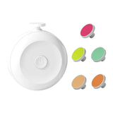 Maxbell Electric Nail Clipper Portable Lightweight Fingernail Trimmer Adults Elderly White