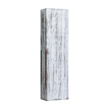 Maxbell Wood Wall Planter for Indoor Plants Artificial Flower Plants Wooden Vase White