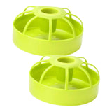 Maxbell 2 Pieces Bird Feeder Waterers Washable Easy to Use Supplies Bird Food Holder