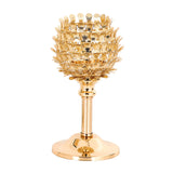 Maxbell 2 x Crystal Candleholder Votive Candlestick Centerpiece Birthday Party Gold