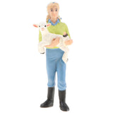 Maxbell 2Pcs Simulation People Model Figure Farmer Peasant Toy - Farmer with Animal