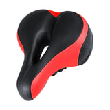 Maxbell Bicycle Seat Memory Foam Padding Simple Assembly Accessories Shock Absorbing Red