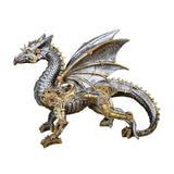 Maxbell Mechanical Punk Statue Ornaments Steampunk Craft for Office Table Decoration Flying Dragon