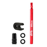 Maxbell Presta Value Extender Values Extension with Core & Adaptor 1pc Red 80mm - Aladdin Shoppers
