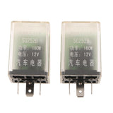 Maxbell 2 Pieces Car Truck 12V 3Pin Turn Signal Blink Light Electronic Flasher Relay