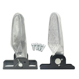 Maxbell 2Pcs Bike Rear Pedals Foot Plates Pedals for Motorcycle no anti slip pad