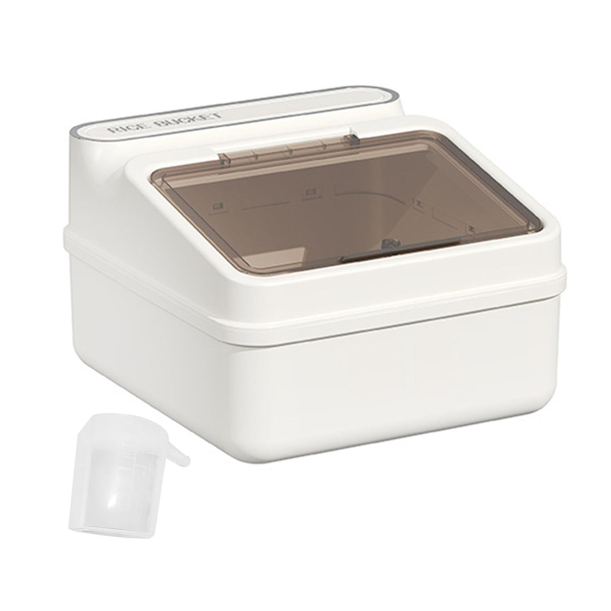 Maxbell Rice Container Multipurpose Rice Dispenser for Countertop Household Pet Food S