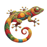 Maxbell Gecko Metal Wall Art Decor Modern Art Crafts for Indoor Outdoor Office Fence