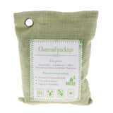 2 Pack Bamboo Charcoal Air Purifying Freshener Odor Eliminator Bag Green