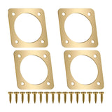 Maxbell 4Pcs Bluebird House Predators Guards Backyard Lightweight Garden Metal Plates 2.5 cm