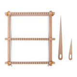 Maxbell Small Weaving Loom Weaving Frame Weave Board for Handcrafts DIY Wall Hanging