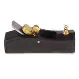 Maxbell 2pcs Leathercraft Wood Flat Curved Sole Skiver Plane Safety Skife Cutter