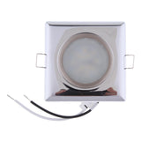 Maxbell 24V 3.2W Square 3.25 Inch Recessed LED Ceiling Panel Light Downlight Kit 3000K - Aladdin Shoppers