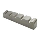 Maxbell Bass Guitar Nut Titanium Alloy Easy to Install Slotted Accessory Guitar Part 43x5.8x10mm