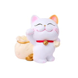 Maxbell Maxbell Cat Statue Pen Holder Decoration Storage Cosmetic Penholder for Home Beige Holder