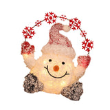 Lighted Christmas Snowman Decorations for Home Theme Park Indoor and Outdoor 40cmx30cmx48cm