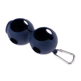 Maxbell Durable Golf Ball Holder Carrier with Snap Clip for 2 Golf Balls Deep Blue - Aladdin Shoppers