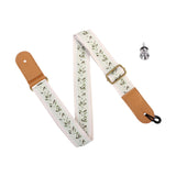 Maxbell Ukulele Strap Universal Shoulder Belt for 4 String Instruments Tenor Soprano Beige