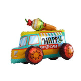 Maxbell Boys Birthday Party Decor Retro Car Decoration for Holiday Celebration Party Ice cream truck