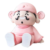Maxbell God of Wealth Phone Stand Cute Phone Holder for Living Room Shop Window Pink