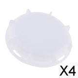 Maxbell 4x1000L IBC Ton Barrel Valve Dust Cover IBC Adaptor Fitting Seal Cap White