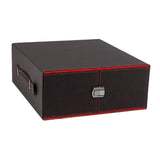 Maxbell Trading Card Storage Box Display Trading Card Storage Case for Playing Cards Red