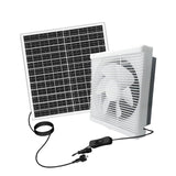Maxbell Solar Powered Fan Ventilation Air Extractor for Chicken Coop Picnic Basement 12inch