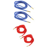 Maxbell 2PAIRS Gold Metal Tipped Round Shoelace Boot Hiking Sport Sneakers Strings Laces
