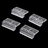 Maxbell 16pcs 6-12mm Aquarium Fish Tank Glass Cover Acrylic Clips Clamps Support Holders