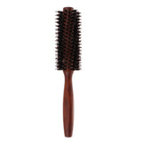 Maxbell Maxbell Bristles Wood Round Styling Hairbrush Roll Comb for Curling Straight Hair 02