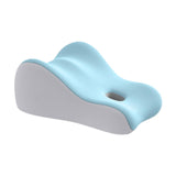 Maxbell Memory Foam Triangle Pillow Wedge Trendy for Apartment Back Sleeping Massage light grey