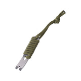 Maxbell Pocket Crowbar Keychain Winding Pin Key Pry Bars Keychain for Hiking Indoors Green