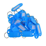 100pcs Removable Waterproof Key Tags ID Name Card Tags Mark Label Blue