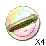 Maxbell 4xMotorcycle Fuel Gas Tank Cap Replacement for GY6 125CC Scooter