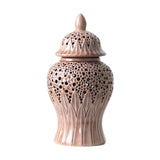 Maxbell Porcelain Ginger Jar Ceramic Vase for Flower Arrangement Bedroom Arrangement