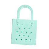Maxbell Women Girls Beach Bag Waterproof Tote Bag Handbag Portable Summer Travel Bag Light Green