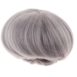 Maxbell Maxbell Fashion Beauty 56cm Short Gray Hair for 1/3 BJD Doll Boy Dolls DIY Making Accessories