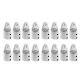 16pcs Eye End Cap Bimini Top Fitting Hardware 1'' 316 Marine Stainless Steel