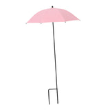 Maxbell Plant Umbrella Canopy Reusable Multifunctional Sturdy 20 inch Sun Protection Pink