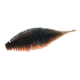 Maxbell Soft Fishing Lure Worm Grub Maggots Lure for Trout Bass Freshwater Saltwater Orange