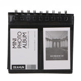 Maxbell Calendar Vertical Flip Photo Album Self Adhesive Memo Book 68Pocket 3" Black