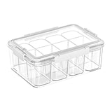Maxbell Card Storage Box Multi Compartments Sturdy Holder for Gathering Sports Cards