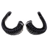 Maxbell 4x Artificial Ram Horns Costume Accessory for DIY Gothic Hair Headband Hoop