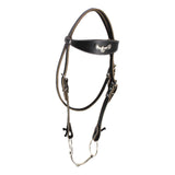 Maxbell Horse Bridle with Rein Sturdy Harness Horse Riding Rope Equestrian Equipment Black