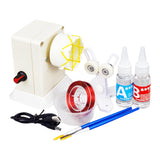 Maxbell Fishing Rod Building Winding Tool Portable Rod Wrapping Equipment Epoxy Rack 60g Transparent