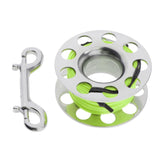 Maxbell Maxbell Compact Scuba Diving Dive Finger Spool Reel 98ft Line Double End Clip Green