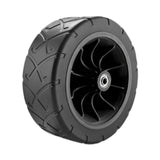 Camping Wagon Wheel Replacement Repair Shopping Cart Wheel for Beach Outdoor Black