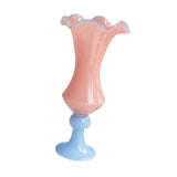 Maxbell Vase Decoration Gift Statue Retro Flower Pot for Indoor Tabletop Living Room Pink